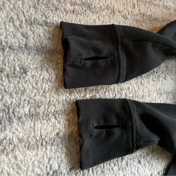 Lululemon Black Full Zip Scuba Hoodie Size 10 - Picture 14 of 15